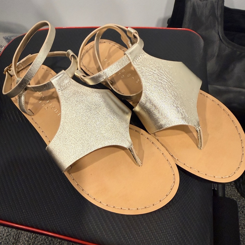 Marc Fisher Gold Women's Sandals